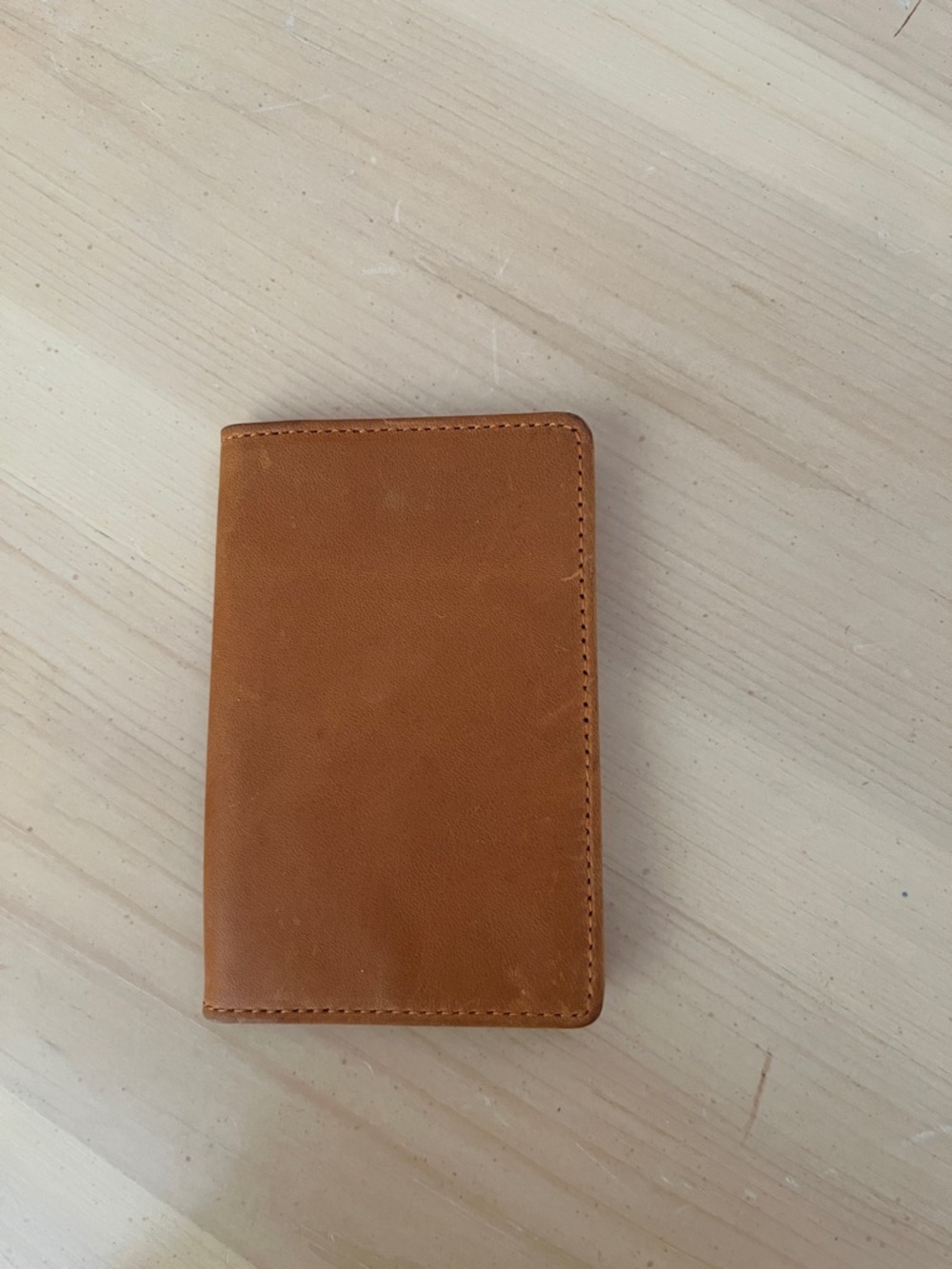 Leather card case new never used